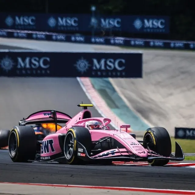 photo l’indien kush maini (dams) rate de peu les points dans la course sprint en hongrie.  ©  dams.