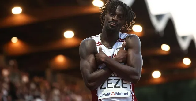 photo ryan zézé a été sacré champion de france du 200 mètres à talence. © romain perrocheau / afp