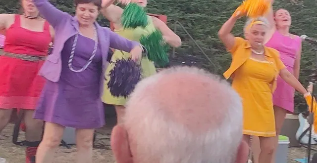 photo  le groupe angevin a fait sensation pour la clôture de la papot mobile.  &copy;  co 