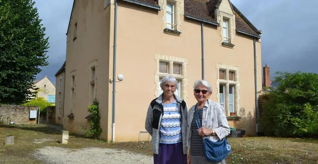 photo  lucienne guimbert (à gauche) et yvette bouvet ont été scolarisées à l’école saint-aldric, devenue aujourd’hui une résidence.   &copy;  le maine libre 