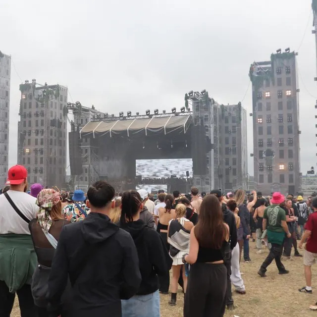 photo la scène électro de l’eskape festival 2025.  ©  ouest-france