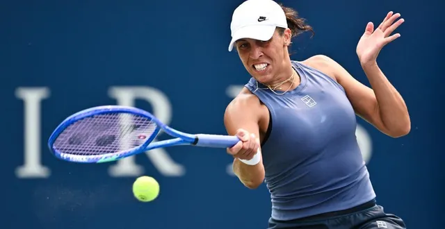 photo madison keys lors du wta 1000 de montréal. © minas panagiotakis / afp