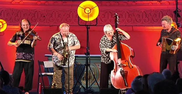 photo  le jacky molard acoustic quartet lors du concert à mauves.  &copy;  oreille du perche 