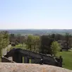 photo  une vue imprenable du bocage ornais, du haut du château du mont de cerisy à cerisy-belle-étoile, dans l’orne. 