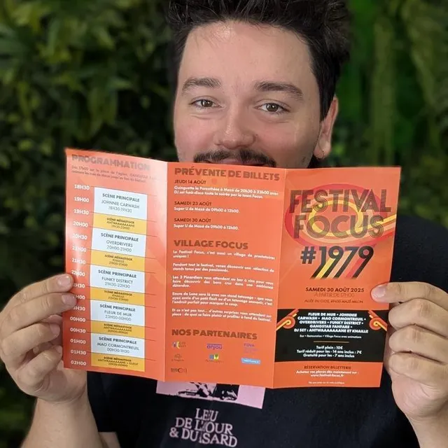 photo marius fertré est le directeur du festival focus, dont la deuxième édition se déroulera le samedi 30 août 2025 à mazé-milon (maine-et-loire).  ©  ouest-france