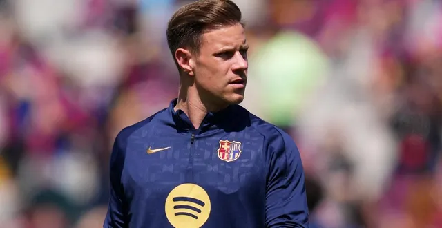 photo  marc-andré ter stegen avant la rencontre en liga face au real madrid, le 11 mai dernier.  ©  alex caparros / getty images via afp 