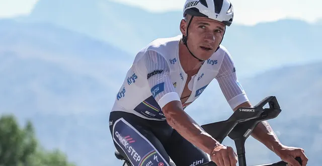 photo  remco evenepoel va courir sous les couleurs de red bull bora hansgrohe à partir de l’année prochaine.  ©  anne-christine poujoulat / afp 