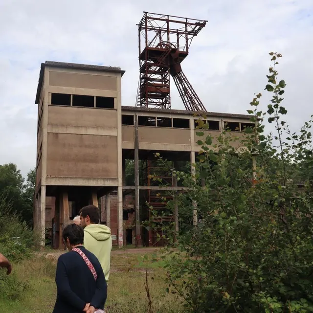 photo chevalement de la mine de saint-clair-de-halouze, dans l’orne, est situé dans la forêt de halouze, propriété de la ville de flers.  ©  ouest-france