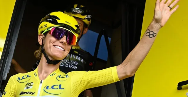 photo pauline ferrand-prévot a remporté le tour de france femmes 2025. © afp