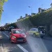photo  la voiture de l’automobiliste après l’accident. 