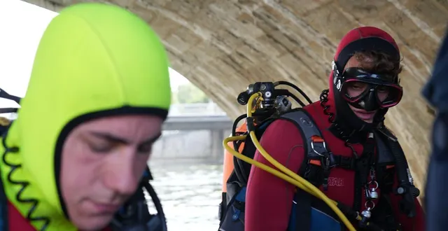 photo  le sergent maxime bonhomme et le caporal côme gaudefroy ont réussi les concours internes pour devenir plongeurs au mans degré.  &copy;  ouest-france 