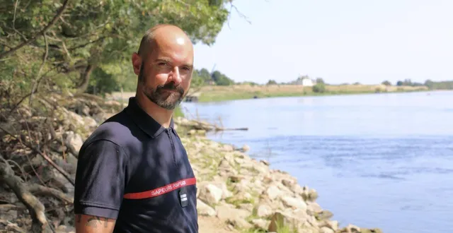 photo  grégory bodin est pompier volontaire et chef adjoint du centre de secours de saint-mathurin-sur-loire.  &copy;  ouest-france 