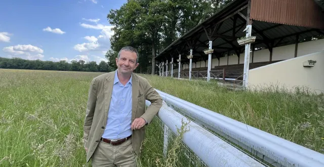 photo  bernard d’harcourt, président de la société des courses de vibraye.  &copy;  ouest-france. 