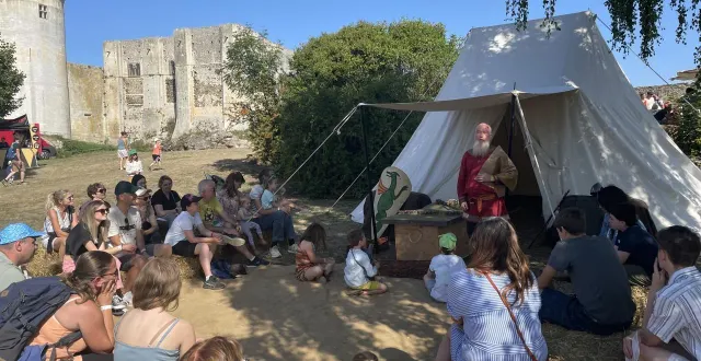 photo  pour chaque spectacle et représentation, la foule prend plaisir à se poser, si possible à l’ombre !  &copy;  ouest-france 