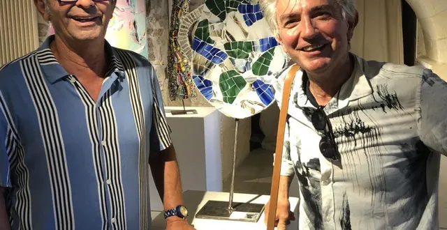 photo  didier marsault et bruno scardina à nouveau réunis sous les voûtes de l’abbaye.  &copy;  ouest-france 