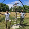 photo  daniel collette et jean-marie benoist, sculpteurs en anjou. 