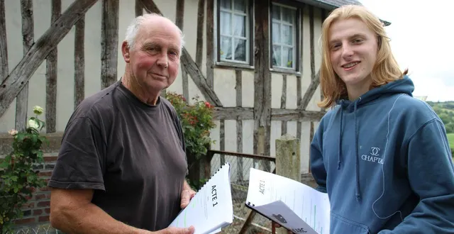 photo  jean-luc poussier et clément duval seront les fils conducteurs du spectacle.  &copy;  ouest-france 
