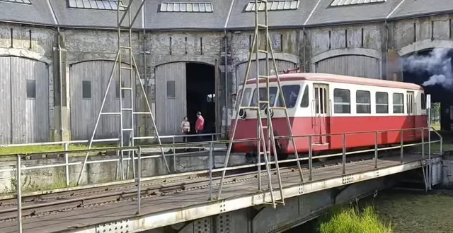 photo  le nouvel autorail qui a rejoint la rotonde ferroviaire de montabon.  &copy;  ouest-france 