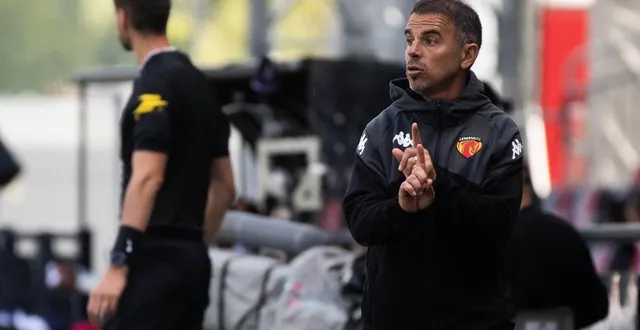 photo  ici lors du match, samedi 9 août 2025 au stade de roudourou (guingamp), patrick videira, le coach du mans fc, a connu des débuts en ligue 2 plutôt mitigés.  &copy;  kévin guyot / ouest-france 