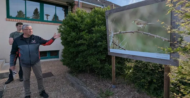 photo  patrick houalet, 61 ans, participe à l’exposition photo de bercé, naturellement.  &copy;  ouest-france 
