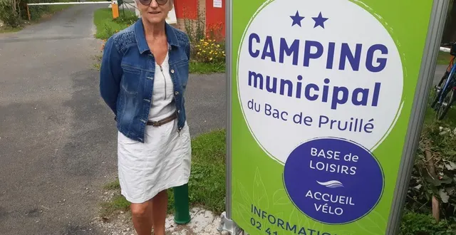 photo  laurence guilloux, adjointe à l’environnement et au tourisme, suit au quotidien la fréquentation du camping du bac.  &copy;  ouest-france 