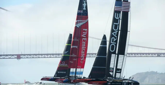 photo  la 38e édition de la coupe de l’america marque un nouveau départ pour cette compétition vieille de 174 ans.  ©  chris cameron / afp 