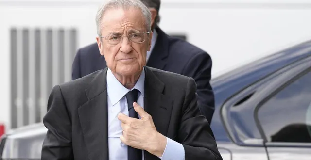 photo  le président du real madrid florentino perez dont le club est opposé à la délocalisation d’une rencontre de liga à miami.  ©  jose breton / afp 