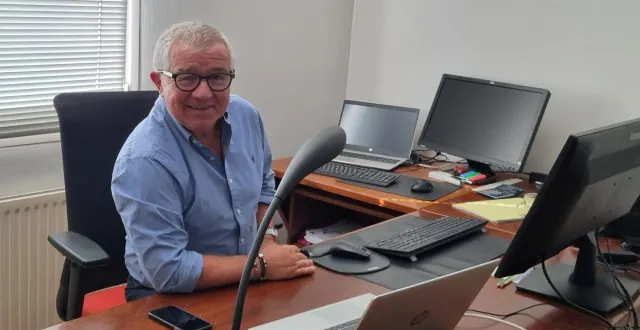 photo  à la tessoualle, stéphane morinière quittera son poste à la fin août 2025 pour rejoindre la chambre régionale des comptes, à nantes.  &copy;  ouest-france 