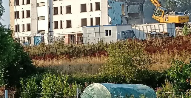 photo  la démolition s’est achevée à boëssé-le-sec.  &copy;  le central 