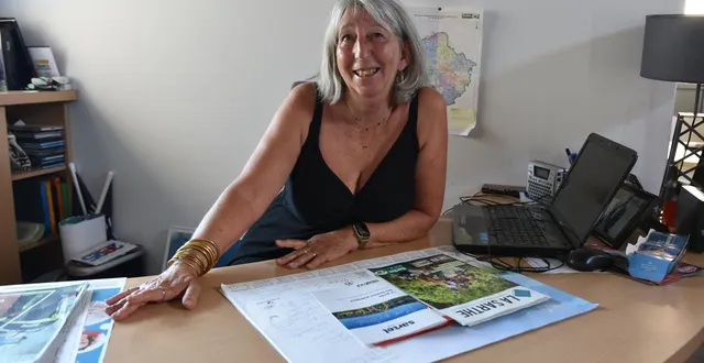 photo  martine crnkovic, maire de louailles depuis six mandats.  &copy;  ouest-france 