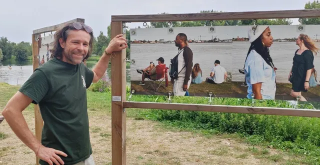 photo  dans son exposition « à l’ombre des grands fleuves », yannick lecoq emmène le visiteur dans le mouvement de l’eau et de la lumière sur le loir comme sur le mississippi.  &copy;  co 