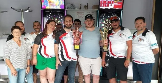 photo  crée en 2023, le club loué z’attack engrange déjà les trophées lors des rencontres officielles.  &copy;  le maine libre. 