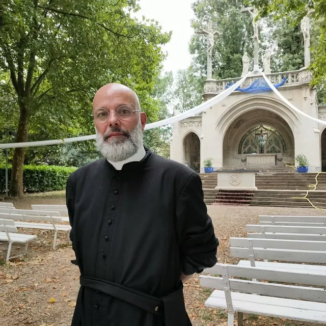 photo le sanctuaire de béhuard est dédié à la vierge marie depuis sa création.  ©  ouest-france