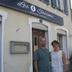 photo joaquim delgado et manon philipphon, les deux nouveaux propriétaires du restaurant les 4 saisons.