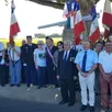 photo marie-laure pléver, maire, aux côtés de la famille du lieutenant onias martin et des représentants locaux.