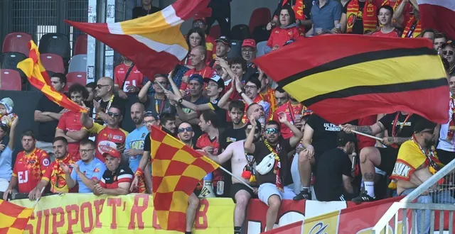 photo  après avoir fait le déplacement à guingamp (notre photo), les supporters vont mettre l’ambiance ce lundi pour le premier match à domicile en ligue 2.  &copy;  le maine libre - denis lambert 