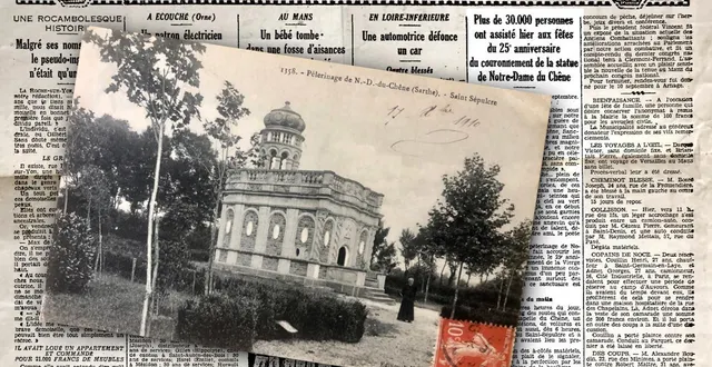 photo  à notre-dame-du-chêne (vion), dans la sarthe, se trouve une réplique de l’édicule du saint-sépulcre de jérusalem.  &copy;  archives ouest-france / coll. particulière 
