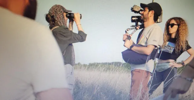 photo  prise de vue dans les champs.  &copy;  le maine libre 