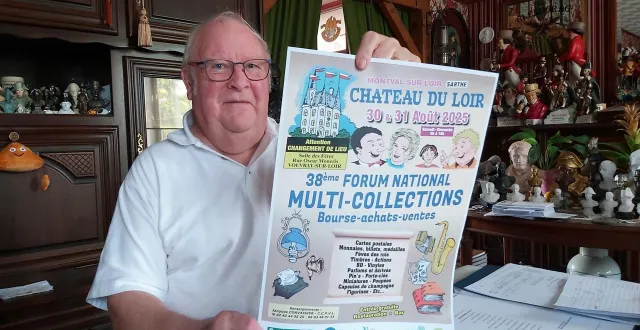 photo  jacques corvaisier prépare son 38e forum national.  &copy;  le maine libre 