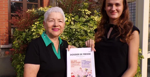 photo  viviane benyakhou et léonie beauvois, stagiaire qui s’est investie dans ce nouveau projet : « la culture ne doit pas être un luxe ».   &copy;  le maine libre 