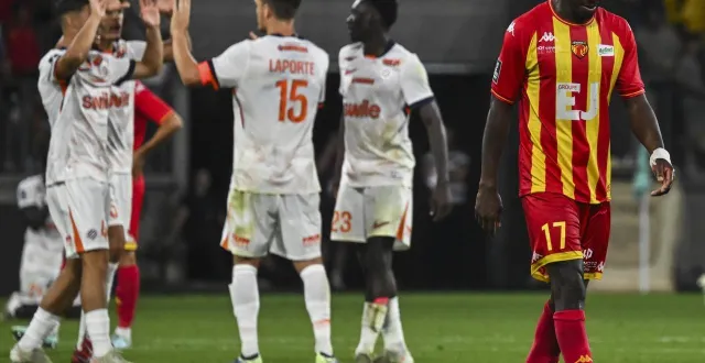 photo  la déception des joueurs du mans fc lundi face à montpellier a fait le bonheur de la fédération française de la lose.  &copy;  archives le maine libre - denis lambert 