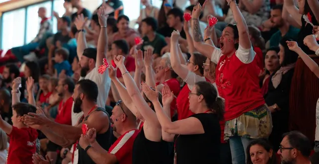 photo  la salle sport’co va bientôt vibrer au rythme d’un choc amical entre les deux équipes de nationale 2.  &copy;  camille leveau 
