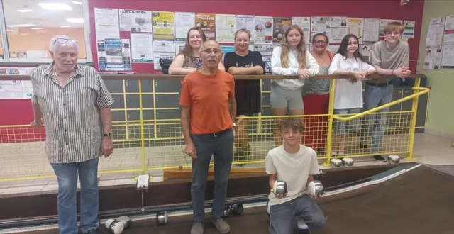 photo  la société du val de l’erdre a accueilli des novices à la pratique de la boule de fort.  &copy;  co 