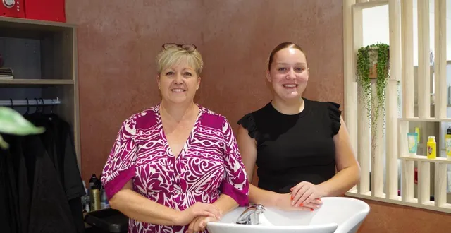 photo  depuis le 31 juillet, sylvie hervé et soline dassé accueillent la clientèle dans un nouveau salon.  &copy;  le maine libre 