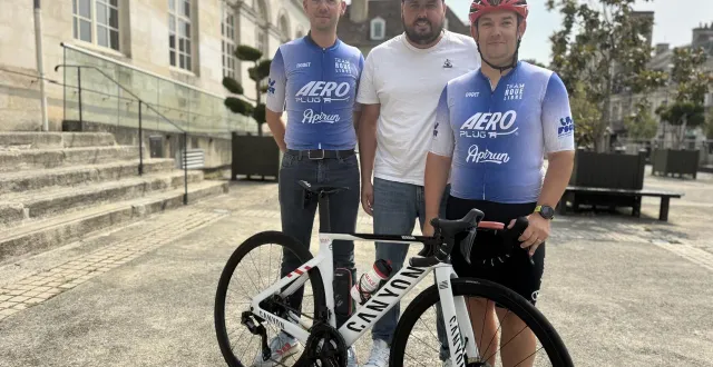 photo  hugo raoult, clément hermenier et guillaume foin seront au départ des 24 heures du mans vélo en 2025.  &copy;  ouest-france 