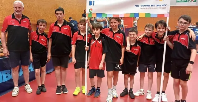 photo  les jeunes du tennis de table de ruaudin ont fait un excellent parcours la saison passée, avec une équipe championne de la sarthe.  &copy;  le maine libre 