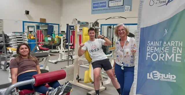photo  nathalie bonnet et killian maquaire, coachs sportifs, et catherine bazire, présidente de l’association remise en forme, prêts pour accueillir les adhérents de la nouvelle saison 2025-2026.  &copy;  ouest-france 
