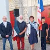 photo  cédric moulin, ancien militaire ; michel goualier, président des anciens d’afn ; yves jeanne, président du souvenir français et porte-drapeau ; marie-christine chatel, présidente de l’association ciné ferté ; fabien moulin, porte-drapeau et claude lefèvre président de l’union des combattants et porte-drapeau. 