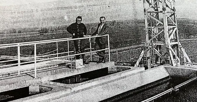 photo  la station de pompage, en 1994.  &copy;  archives co 