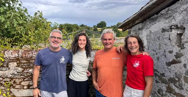 photo  de gauche à droite?: jérôme bimier, louise livenais, benoit lebrun et manon lebrun.  &copy;  ouest-france 